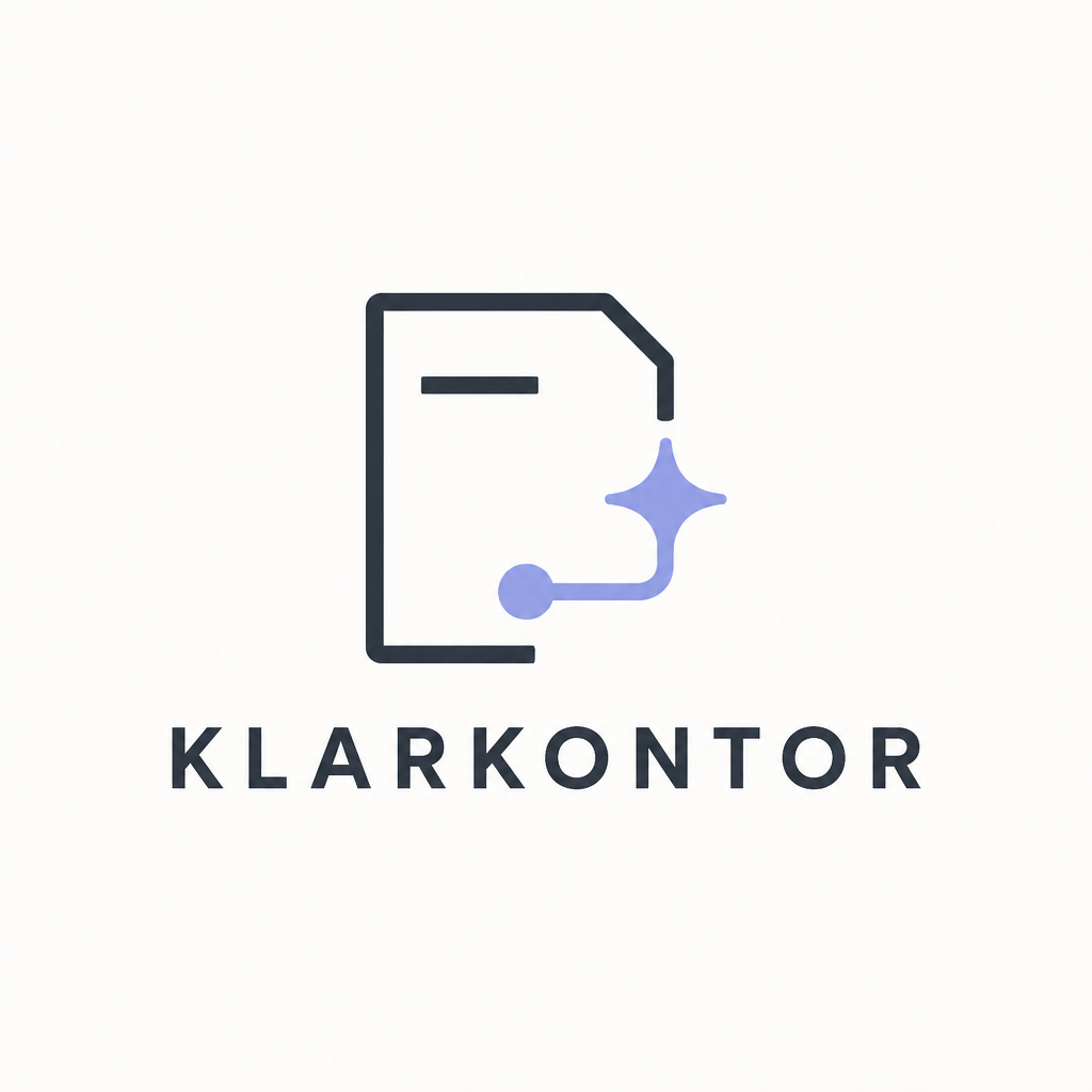 Logoeksempel KlarKontor